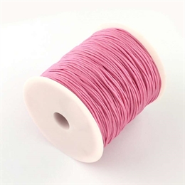 Knyttesnøre, g.rosa, 1mm, nylon, 2 meter